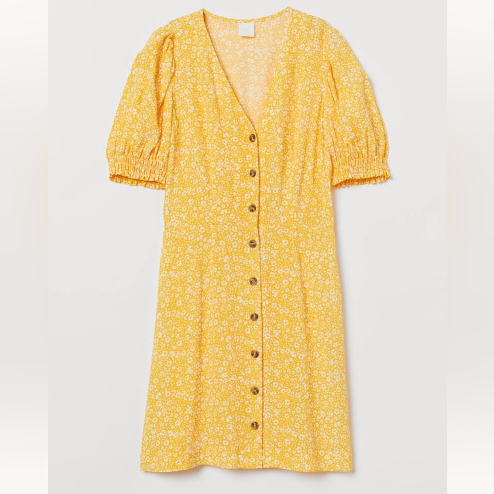 H&M Buttoned Minidress Size Large